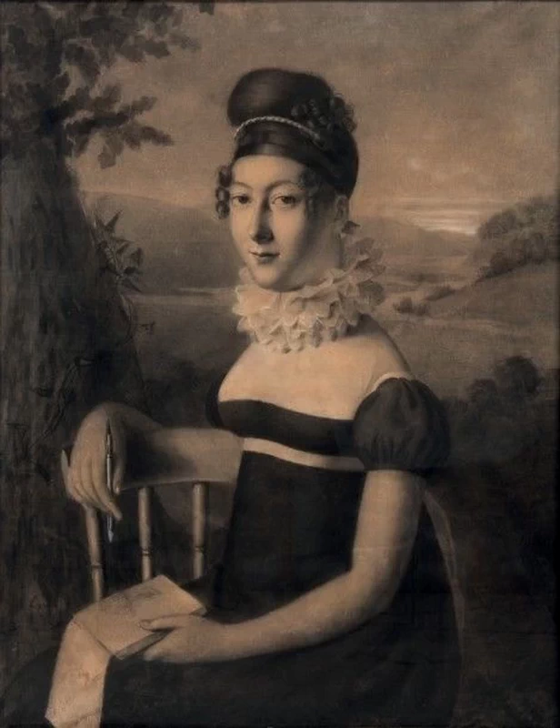 Autoritratto su quaderno da disegno